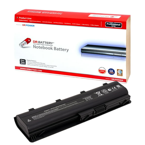 DR. BATTERY - Replacement for HP 2000 / 630 / 635 / ENVY 17 / G62 / G72 / MU09 / NBP6A174 / WD548AA#ABB / 586006-361 / 586007-251 / 593550-001 / 593553-001 / 593554-001 / 593562-001 / 636631-001