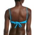 thumbnail image 2 of WeWoreWhat womens  Full Coverage Underwire Bikini Top, s, Blue, 2 of 3