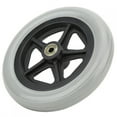 thumbnail image 4 of Roues de Fauteuil Roulant Durables Grises, Roues en Caoutchouc pour Fauteuil Roulant Manuel pour Personnes Âgées, 4 of 8