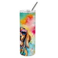thumbnail image 3 of Doberman Pinscher Hippie Dawg Stainless Steel Skinny Tumbler 3 in x 8.25 in, 3 of 5