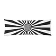 thumbnail image 1 of BSDHOME Housse de Coussin de Corps Rayures Rayures Graphique Laser 20x60 Pouces, 1 of 1