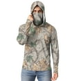 thumbnail image 5 of VBVC Unisex Ice Silk Sunscreen Hoodies With Face Mask,Breathable Hunting Outdoor Top For Men and Women,Camouflage,Size XXL, 5 of 9