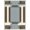 Blue, Pattern 19, variant on ODIKA 8'x10' Washable Area Rug Non-Slip Chair-Friendly Mat Interlocking Symmetrical Motif Neutral Toned Decorative Floor for Dining Room, Large Office, Lounge
