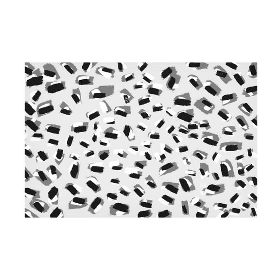 Canvas Wall Art - Treechild 'Short Strokes Square' Wall Art for Living Room, Bedroom, or Office D?cor by Trademark Fine Art - 19 x 12 Inches