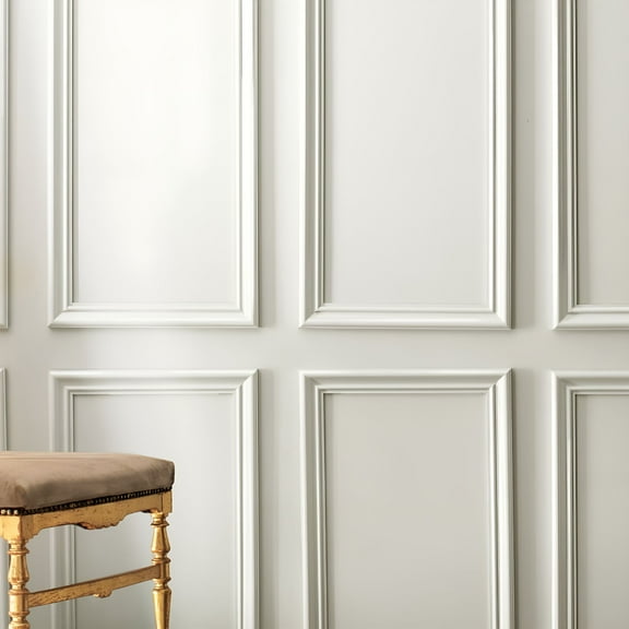 LAMIRO Peel and Stick Chair Rail Molding,Self-Adhesive Wall Trim for Home Decoration & Wall Protection,9.8ft x 1.6in