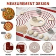 Silicone Baking Mat,Non Stick Pastry Dough Mat for Rolling, Macarons