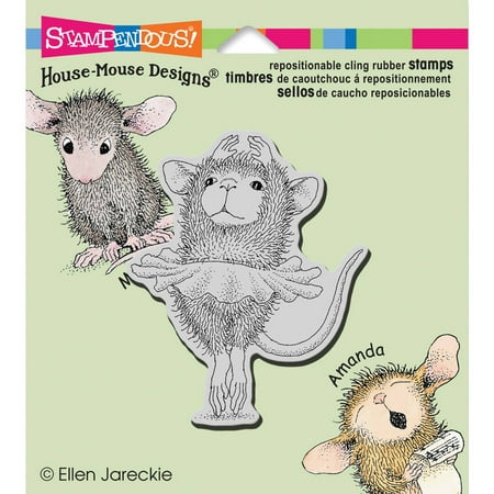 - Stampendous House Mouse Cling Rubber Stamp, 4.75