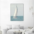 thumbnail image 3 of Giant Art Canvas  24x32 Sailboat In The Ocean Framed in Multi-Color, 3 of 3