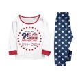 thumbnail image 5 of Matching Family 250th Independence Day Pajamas – 4th of July Pajamas Sets Holiday PJs - Anniversary American Flag 2 Pcs Holiday Family Pjs for Men, Women, 5 of 6