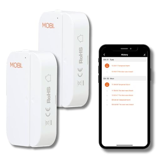Alarma Sensor Inteligente para Puertas y Ventanas MOBI 2 Unidades