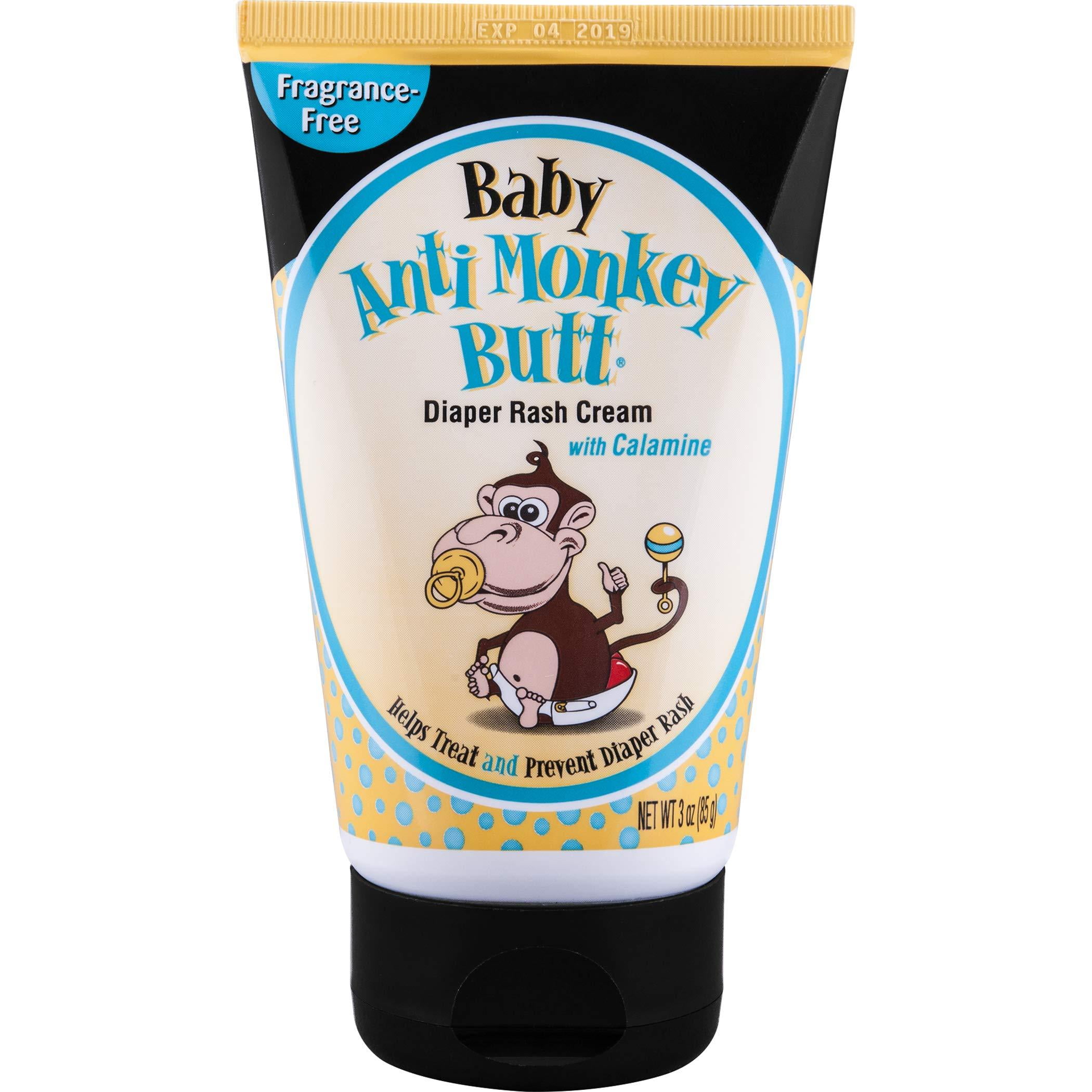 Anti Monkey Butt Baby Diaper Rash Cream Treats Skin Irritation Zinc