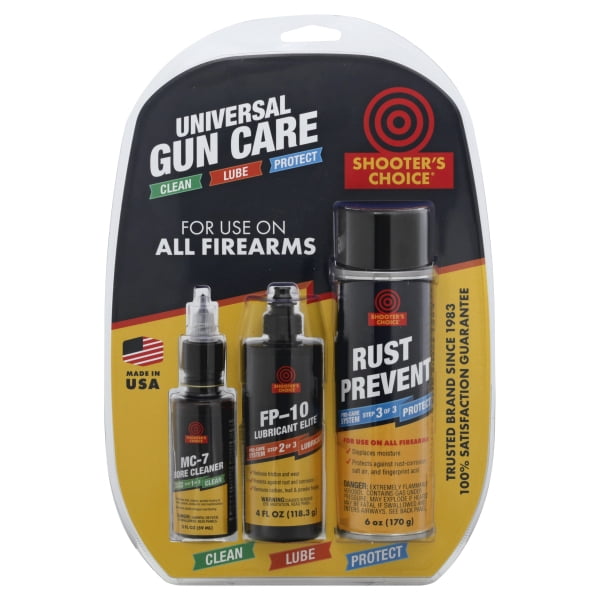 SHOOTERS CHOICE CLP01 CLEANING SUPPLIES UNIVERSAL GUN CARE PACK N/A