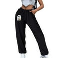 thumbnail image 2 of Lilgiuy Woman's Pants Printed Sports And Casual Leg Pants for Woman for New Year Thanksgiving, 2 of 3