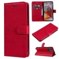thumbnail image 5 of Étui Portefeuille pour Motorola MOTO G75 5G à Rabat avec Fentes pour Cartes, Support Magnétique et Sangle Rouge, 5 of 5
