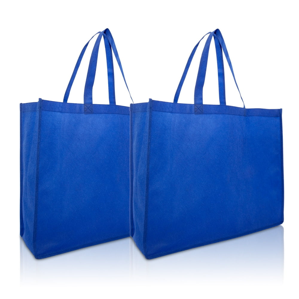 DALIX 20" Extra Large Reuseable EcoFriendly Recycled Material Tote Bag