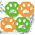 thumbnail image 3 of 4 Pcs Reusable Washing Machine Hair Catcher Viscous Hair Cleaning, 3 of 5