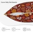 thumbnail image 3 of KLL Autumn Forest3 Decorative Throw Pillow Covers Velvet Soft for Couch Sofa Bedroom Living Room Outdoor (No pillow core)- 18"x18", 3 of 5