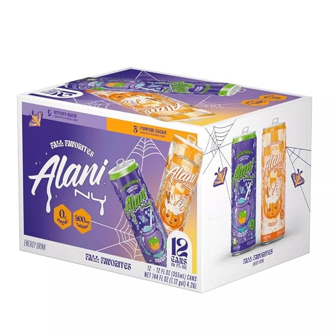 Alani Witch's Brew Pumpkin Cream Variety Pack Energy Drink - Zero