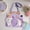 Purple Unicorn (Single Case + Lanyard), variant on Cartoon Cute Kids Tablet Case For iPad Mini 1 2 3 4 5 6 7 Air 11 6 Pro 10.2 10.9 inch iPad Air 11inch M3 (2025) / Samsung Samsung A9 A11Plus 8.7/10.95 Silicone Purple Unicorn Rotating Stand Tablet Co