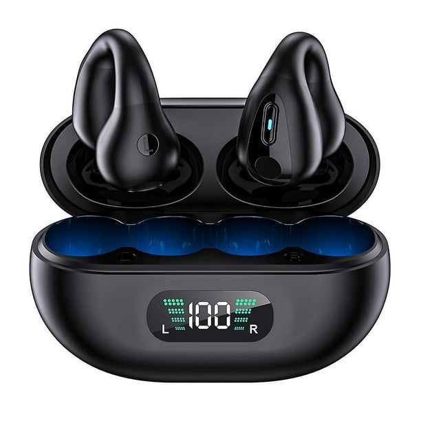 XL Auriculares inalámbricos Bluetooth 5,3, auriculares abiertos, auriculares con cancelación de ruido