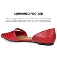 thumbnail image 3 of Journee Collection Women's Braely Slip On Pointed Toe Ballet Flats, 3 of 7