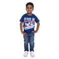 thumbnail image 2 of Mickey Mouse Toddler Boys Short Sleeve Americana Crewneck T-Shirt, Sizes 12M-5T, 2 of 7