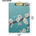 thumbnail image 3 of FMSHPON Cherry Blossom Clipboard Hardboard Wood Nursing Clip Board and Pull for Standard A4 Letter 13x9 inches, 3 of 7