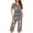 Gray&1, variant on Tnhcen Women's Pajama Set Short Sleeve Homewearand Capri Pants Sleepwear Pjs Sets With Pockets
