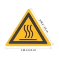 thumbnail image 3 of 10pcs Equipment High Temperature Warning Sticker Caution Scald Label Sticker, 3 of 5