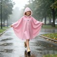 thumbnail image 2 of Fancifize Boys Girls Rain Jackets, Long Sleeve Hooded Raincoat, Kids Waterproof Windproof Outerwear 4-13 Years, 2 of 5