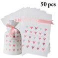 thumbnail image 1 of Coofit 50PCS Cello Bag Drawstring Cookie Bag Cellophane Treat Bag for Candy Bread, 1 of 5