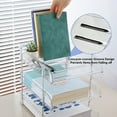 thumbnail image 4 of Clear Heightened Desk Organizer, 3 Tier Stackable Paper Tray, Desktop Organizers and Storage for Desk Accessories, Letter, A4 File Paper, Notes, Pens, Document, 4 of 5