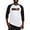 Black/White, variant on CafePress - Play Doh Stitched Logo Baseball Jersey - Cotton Baseball Jersey, 3/4 Raglan Sleeve Shirt