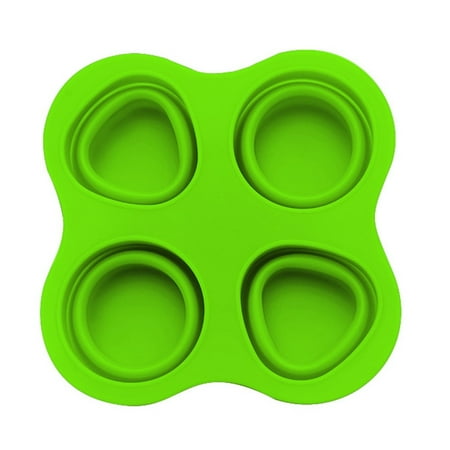 

Pianpianzi round Silicone Candy Molds Baking Ware Set Nonstick Candy Molds Chocolate Tray Lid Folding Storage Silicone Baby Food Reusable Freezer Containers Cake Mould