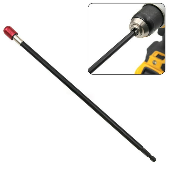 300mm Quick Release 1/4" Screwdriver Drill Bit Holder Magnetic Extension Rod