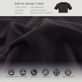 thumbnail image 2 of Pure Era Duvet Cover Set,Jersey Cotton Ultra Soft As T-Shirt 100% Cotton Bedding Set King Size Dark Deep Brown( 1 x Duvet Cover,2 x Pillow Shams), 2 of 6