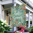 thumbnail image 3 of SM-XLHN Spring House Flag Wildflowers Dragonfly Large Welcome Flag for Outside 28 x 40 Inch Double Sided Burlap Outdoor Porch Yard Decor, 3 of 8