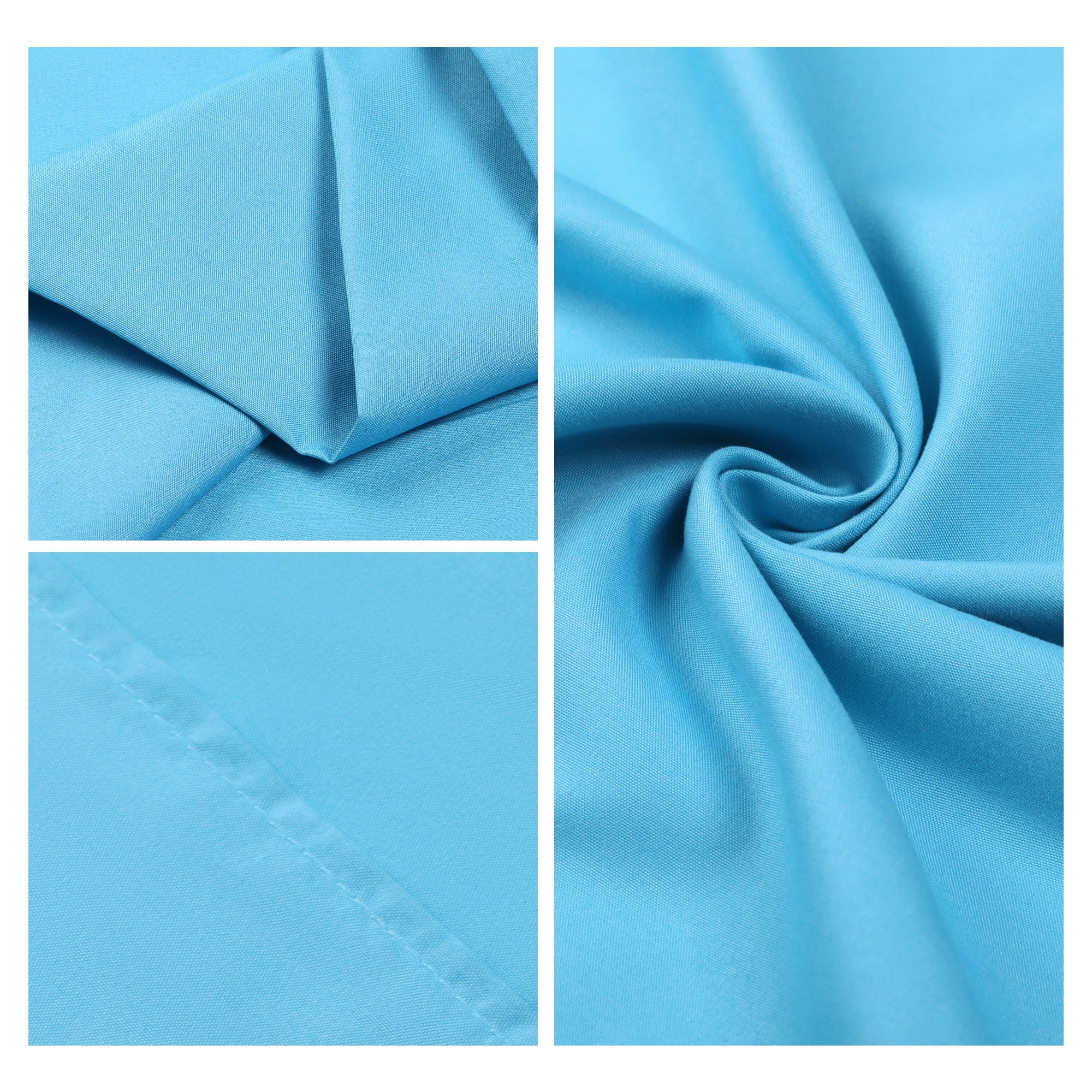 Unique Bargains Pillow Cases with Envelope Closure Pillow Covers 2 pcs King Blue Green