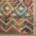 thumbnail image 3 of Laddha Home Designs 2' x 3' Diamond Power Loomed Indoor Outdoor Area Throw Rug - Multicolored, 3 of 7