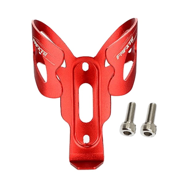 Soporte para botella de agua de bicicleta de aleación, jaula para bebidas, soporte para carretera de montaña, soporte para hervidor de agua rojo Sharpla Portabidón de bicicleta