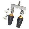 thumbnail image 1 of pitrice Dual Turbines Nozzle For High Pressure Cleaning Machine Cleaning Solution Pressure Washer Nozzle, 1 of 6