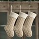 thumbnail image 1 of Fiudx Medias Navideñas, Decoración Festiva, Diseño de Tela Suave, Bolsas de Regalo Colgantes, Perfectas para Regalos, Dulces y Decoraciones, Ideales para Fiestas Navideñas, Paquete de 3, Tamaño de 18, 1 of 6