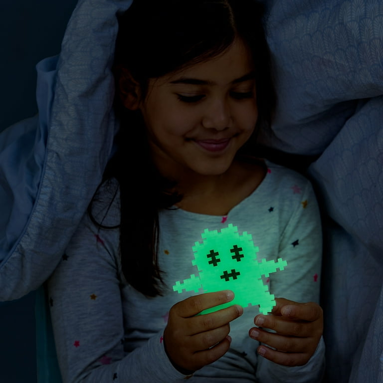 Plus-Plus Educational STEM Toy: 240 Piece Glow-In-The-Dark Mix