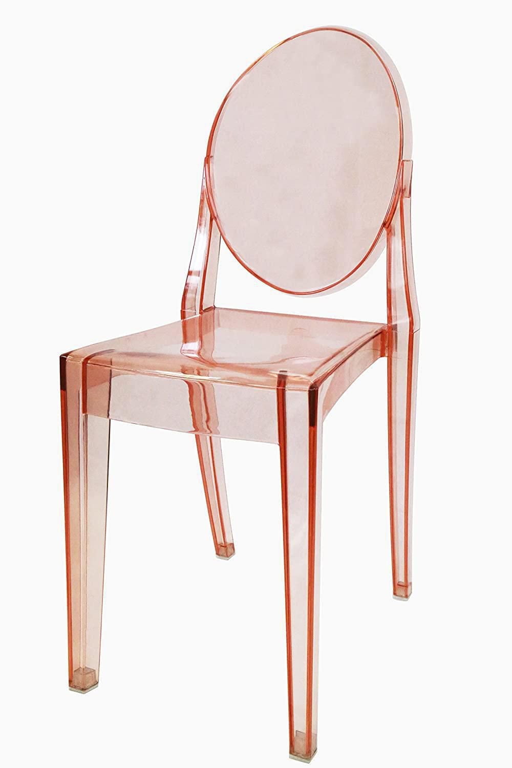 Nicer Furniture Ghost Side Chair in Pink