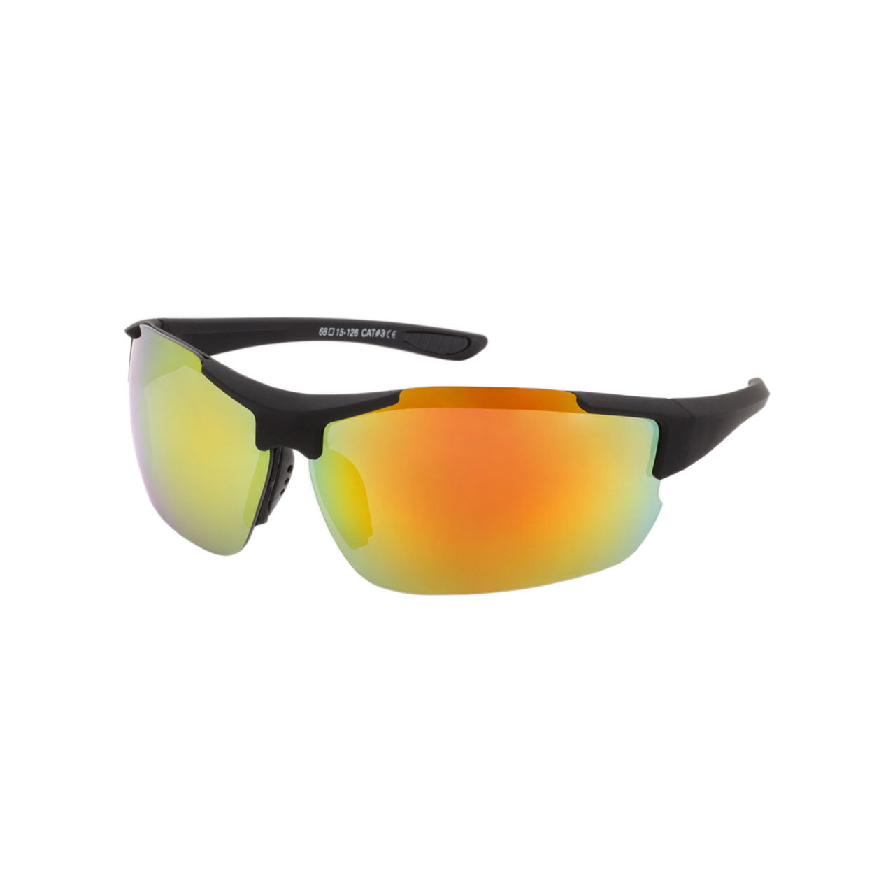 Adult Cycling Sports Sunglasses Yellow Tinted Wrap Around Sports Frame  UV400 Protection AS024 -  Canada