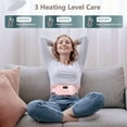 thumbnail image 4 of Portable Menstrual Cordless Heating Pad Electric Wireless Heating Massager Pad for Lower Back Stomach Pain Relief Warming Waist Belt, 4 of 5