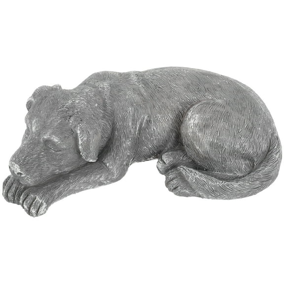 Qiysamall Resin Memorial Stone Pet Tombstone Statue Outdoor Pet Figurine for Garden