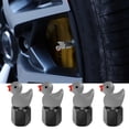 thumbnail image 6 of 4 Pack Cute Duck Glow in The Dark Tire Valve Caps Auto Tire Valve Stem Caps Decorative Tire Valve Caps for Cars Motorcycles and Bicycles (Black), 6 of 11