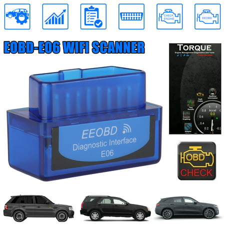 EEEKit Mini WiFi OBD2 Scanner OBD II Car Diagnostic Scan Tool Compatible with Android iOS iPhone iPad, Wireless OBDII Scanner Check Engine Light Code Reader, Supports OBD Fusion, Car Scanner (Best Wifi App For Iphone)