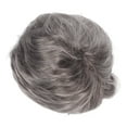 thumbnail image 1 of Peluca corta gris para hombre, resistente al calor, sintética, multiusos, ajustable, en capas, suave, para hombre mayor, 1 of 15